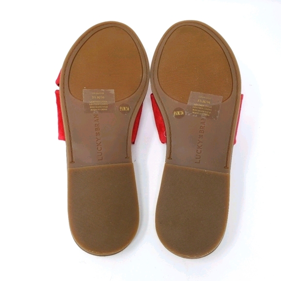 Lucky Brand Dezzee Leather Open Toe Sandal - Picture 3 of 5